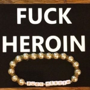 Fuck Heroin Bracelet